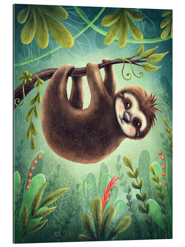 Gallery print Hanging Sloth I