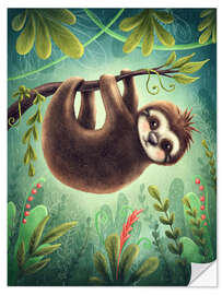 Wall sticker Hanging Sloth I