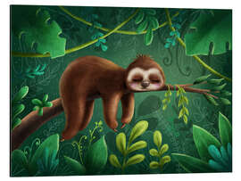 Magnettafel Schlafendes Faultier