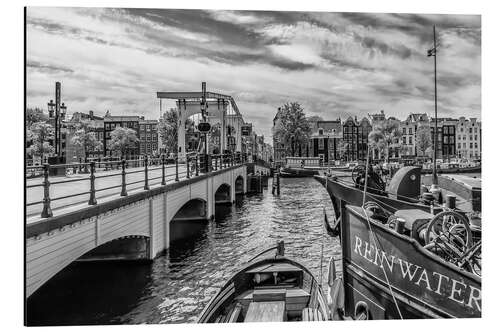 Aluminium print AMSTERDAM Magere Brug