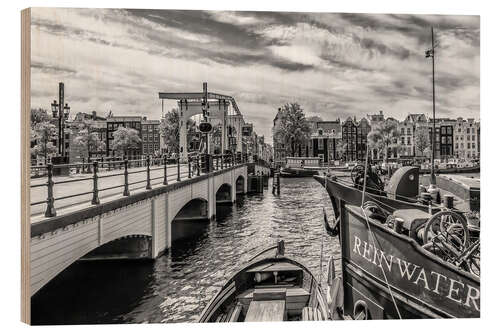 Holzbild AMSTERDAM Magere Brug