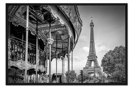 Gerahmter Kunstdruck Typisch Paris