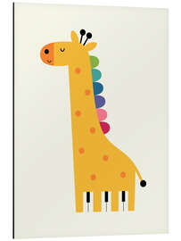 Magnettafel Giraffe Klavier