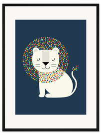 Gerahmter Kunstdruck Wie ein Löwe