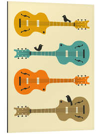 Magnettafel BIRDS ON GUITAR STRINGS