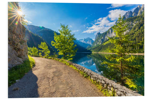 PVC print Summer at the Gosausee