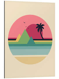 Magnettafel Tropischer Sonnenuntergang