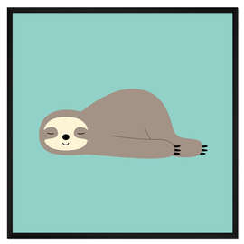 Gerahmter Kunstdruck Nichts tun