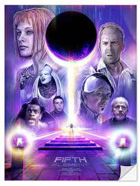 Selvklebende plakat The Fifth Element