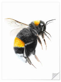 Wall sticker Pretty bumblebee