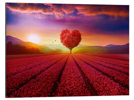 Magnettafel Herzbaum