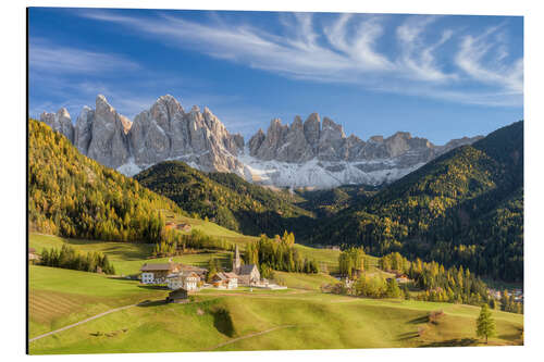 Alubild Villnösstal in Südtirol