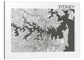 Magnettafel Sydney – Stadtplan