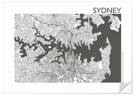 Sisustustarra Sydney – city map