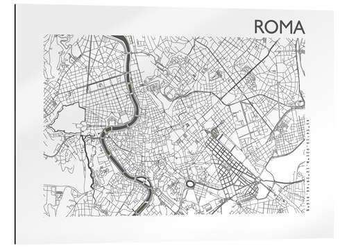 Gallery print Roma – City map of Rome