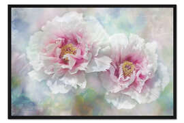 Gerahmter Kunstdruck peony love 3