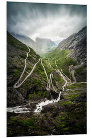 Tableau en PVC Route de Trollstigen en Norvège