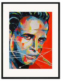 Gerahmter Kunstdruck Marlon Brando