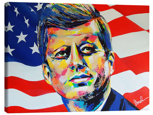 Canvastavla John F. Kennedy JFK