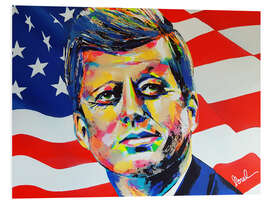 Foam board print John F. Kennedy JFK