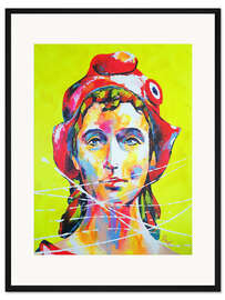 Gerahmter Kunstdruck Marianne République France