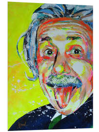 Foam board print Albert Einstein