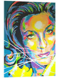 Quadro em acrílico Lauren Bacall