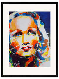 Framed art print Marlène Dietrich