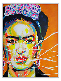 Reprodução Frida Kahlo Pop Art - Marie-Armelle Borel