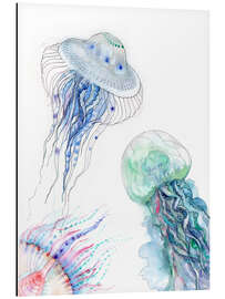 Magnettafel Seeleben - Quallen