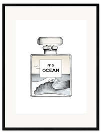 Gerahmter Kunstdruck Ocean N°5