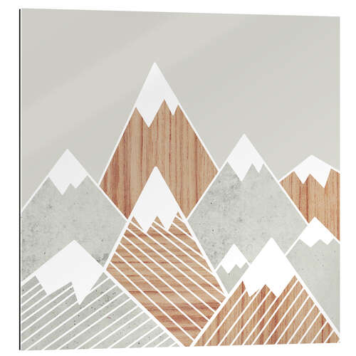 Gallery print Concrete mountains I