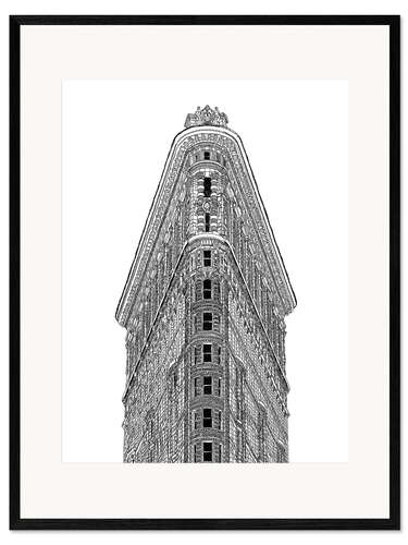 Stampa artistica con cornice Flatiron