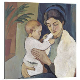 Magnettafel Mutter und Kind