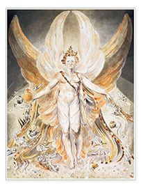 Wall print  Satan in His Original Glory - William Blake
