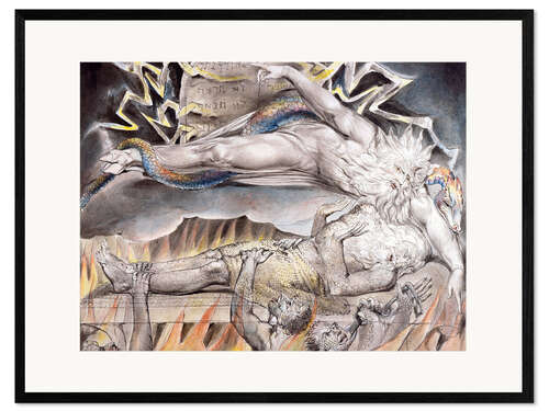 Framed art print Job's Evil Dreams