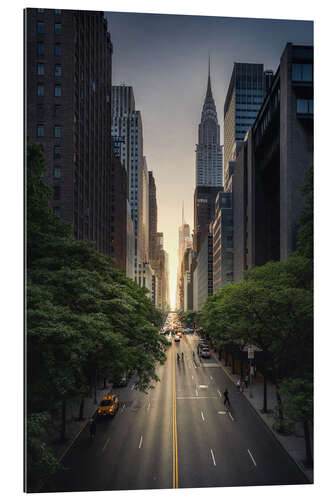 Gallery print New York City Sunset