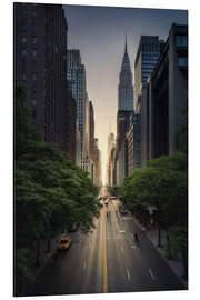 Magnettafel New York City Sonnenuntergang