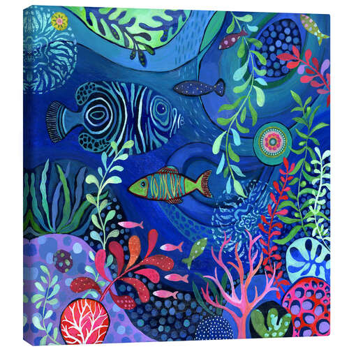 Canvas print Underwater garden