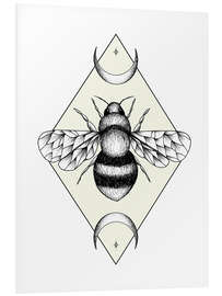 Foam board print Bee Confident