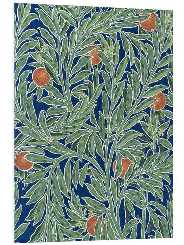 Print på skumplade Floral pattern