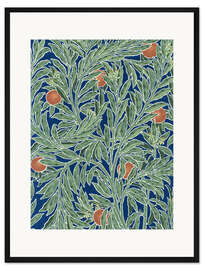 Gerahmter Kunstdruck Florales Muster