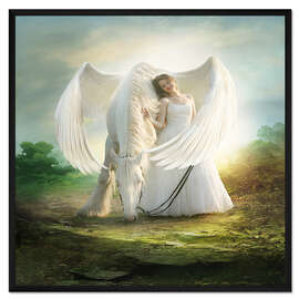 Gerahmter Kunstdruck Pegasus