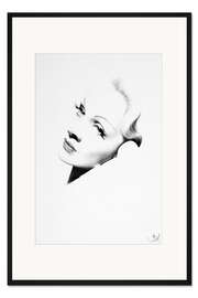 Gerahmter Kunstdruck Marlene Dietrich