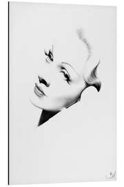 Magnettafel Marlene Dietrich