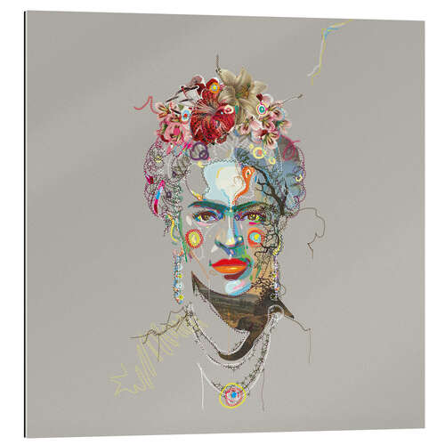 Gallery print Frida Kahlo Floral Face I