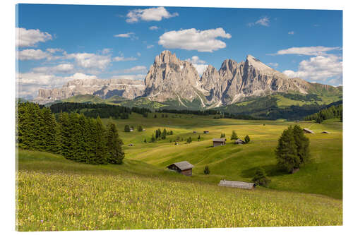 Akrylbilde Summer in the Dolomites