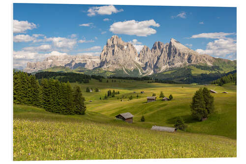 Cuadro de PVC Summer in the Dolomites