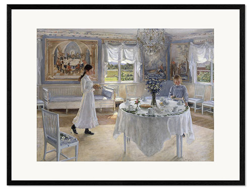 Ingelijste kunstdruk Name day, 1902