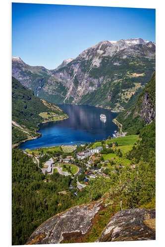 Quadro em PVC Fiorde de Geiranger, Noruega